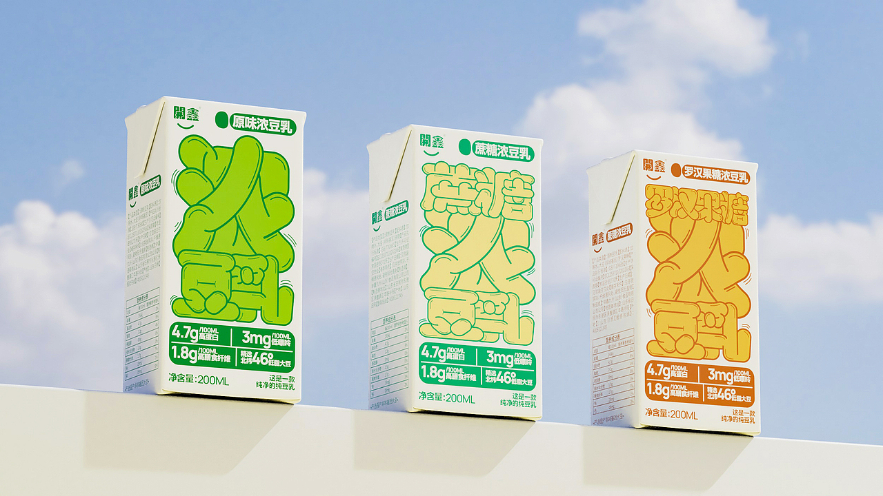 開鑫浓豆乳包装设计（图ZMzUwMzc4MjY0） - 包装 - 站酷设计师千亿QY原创素材 - 站酷ZCOOL