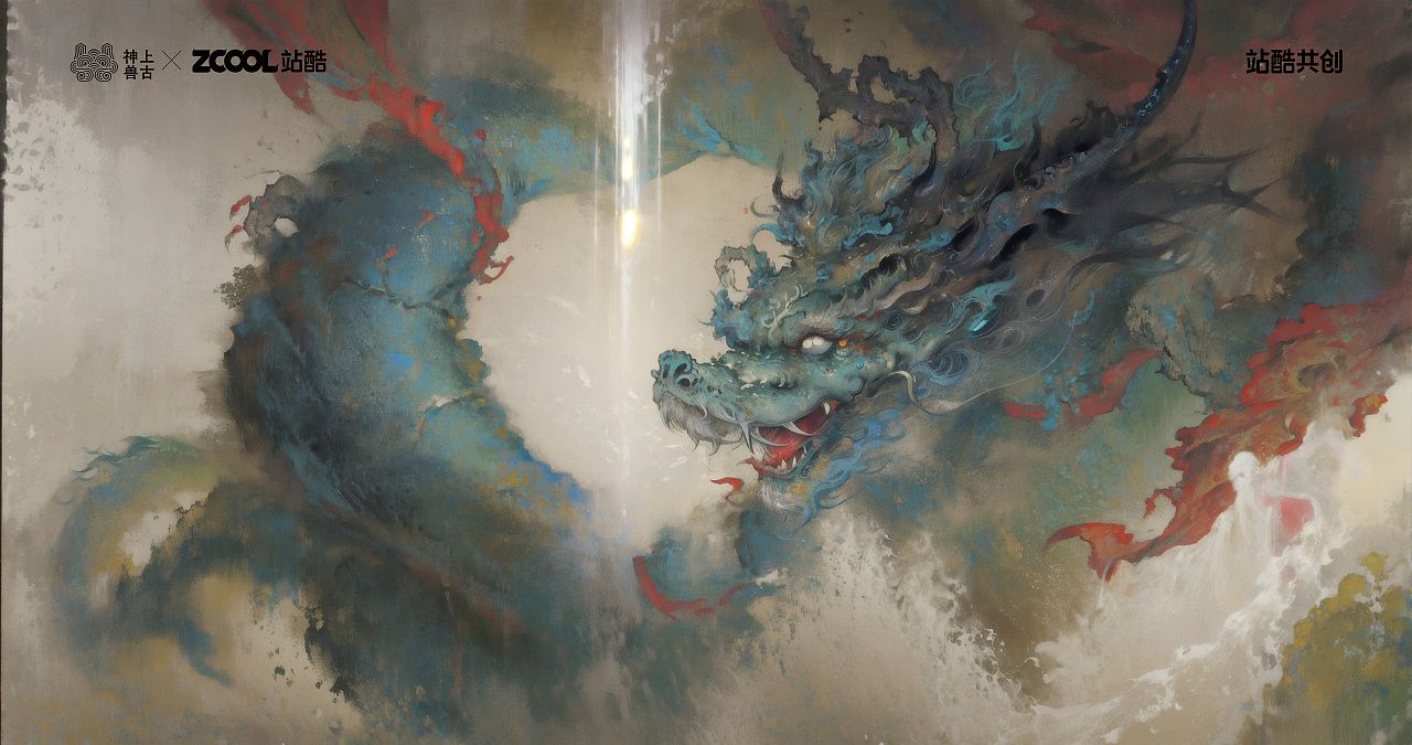 画龙不点睛（图ZMzQ5MzU1ODQw） - IP形象 - 站酷设计师成黑犬原创素材 - 站酷ZCOOL