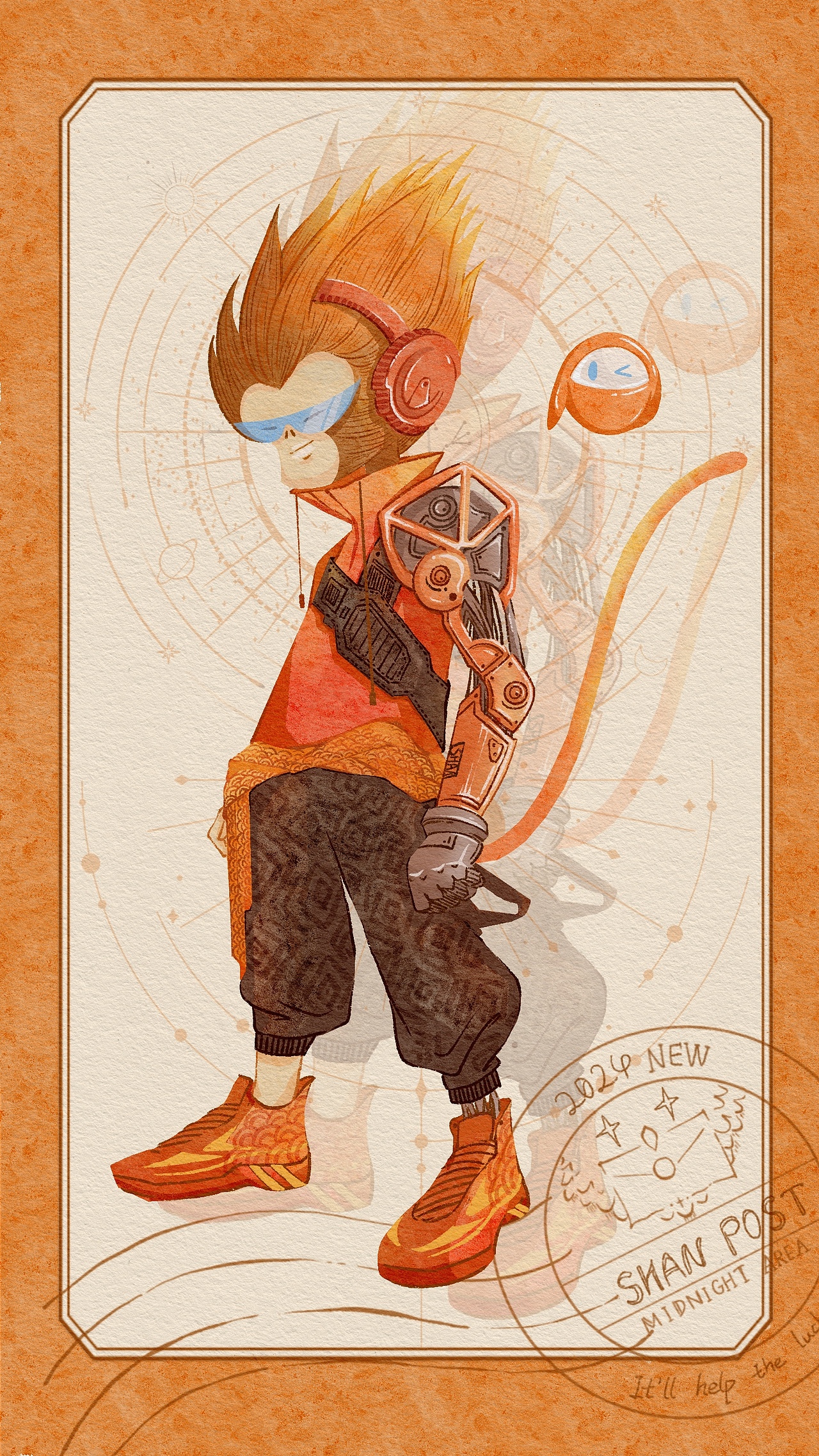 珍稀动物-复古插画-它们（图ZMzY1MTE2MDk2） - 艺术插画 - 站酷设计师闪闪的珊珊原创素材 - 站酷ZCOOL