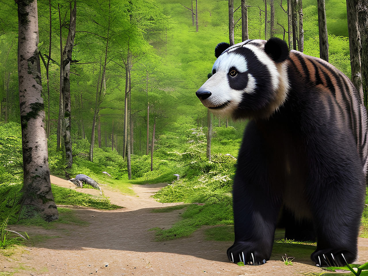 AI 人工智能生成 长白山地方特色 顶流动物园里的动物形象插画与故事分享（图ZMzcwNTUzMzY0） - 海报 - 站酷设计师未来之王原创素材 - 站酷ZCOOL