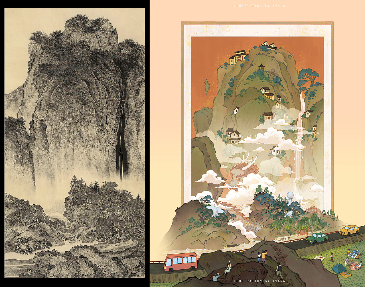世界名画 | 溪山行旅之观