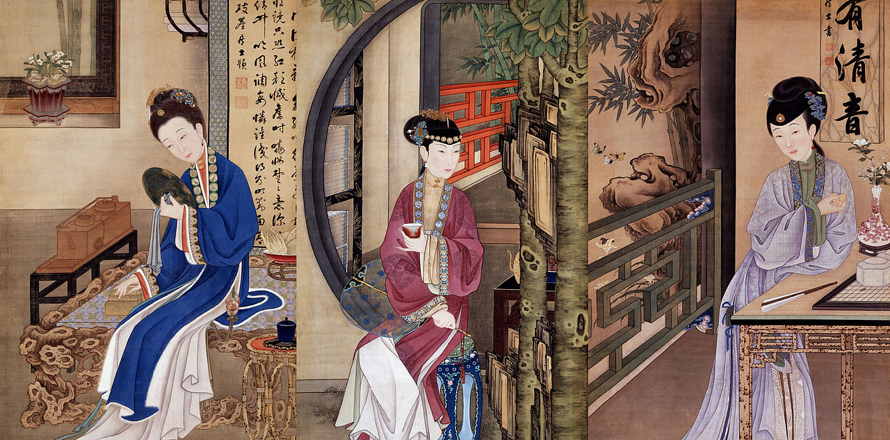 世界名画-雍正美人的朋友圈