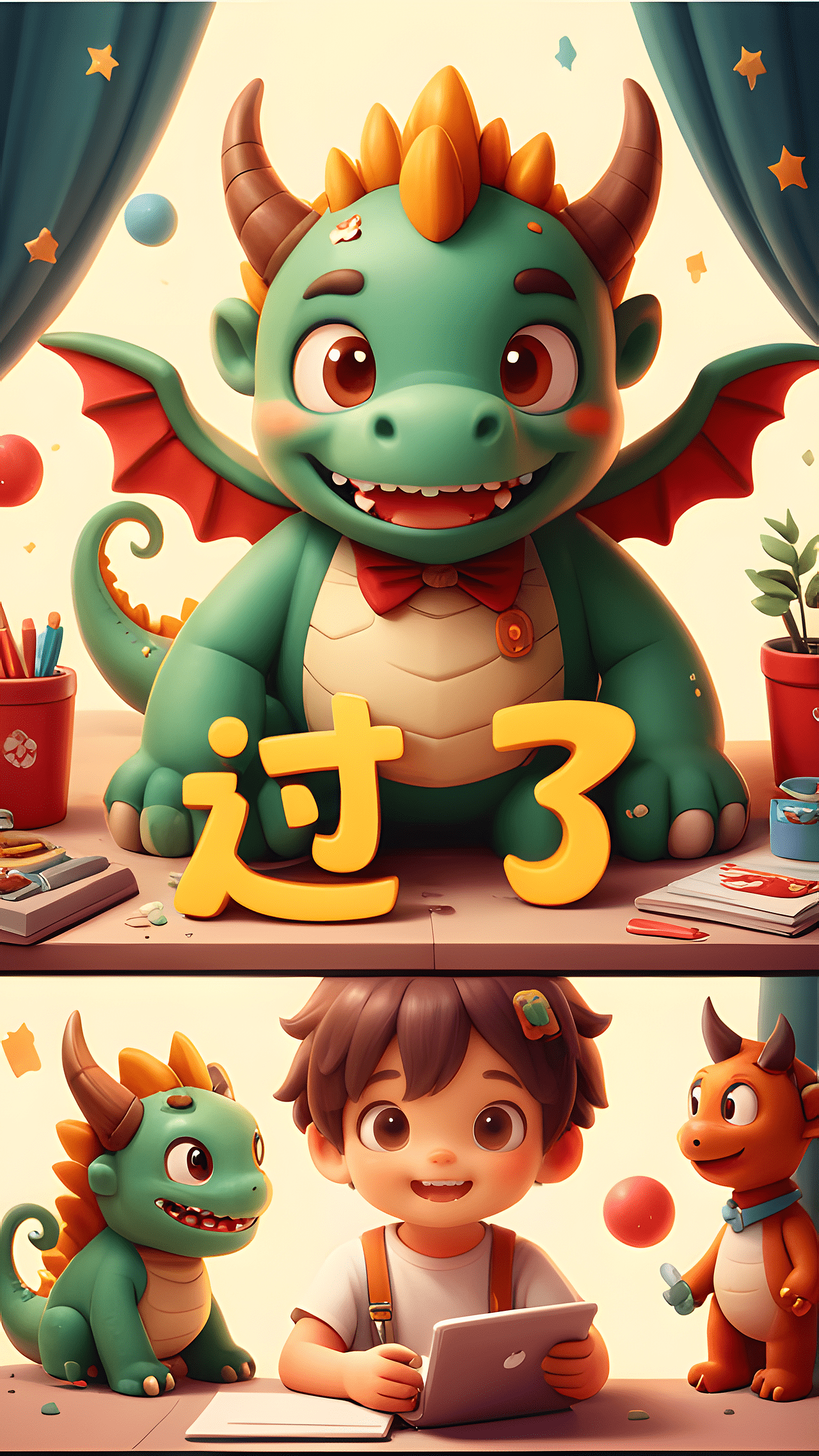 有龙则灵（图ZMzY2OTQ5NTU2） - AI作品 - 站酷设计师创梦社原创素材 - 站酷ZCOOL