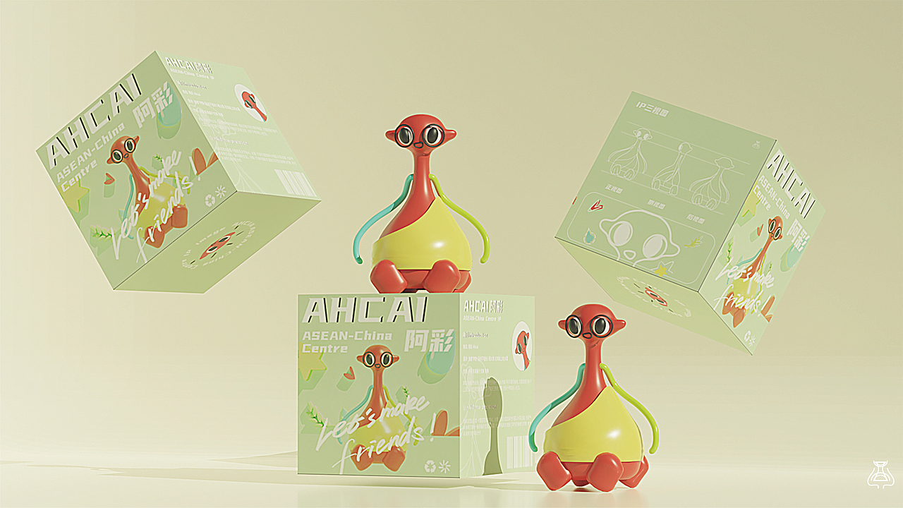 中国-东盟中心IP 阿彩Ahcai（图ZMzYzOTA3NzA4） - IP形象 - 站酷设计师西芋芋原创素材 - 站酷ZCOOL