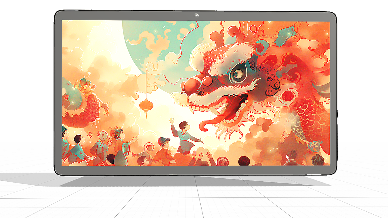 插画舞龙-龙行龘龘（图ZMzYyNjg1OTU2） - 其他 - 站酷设计师锦夕Drawing原创素材 - 站酷ZCOOL