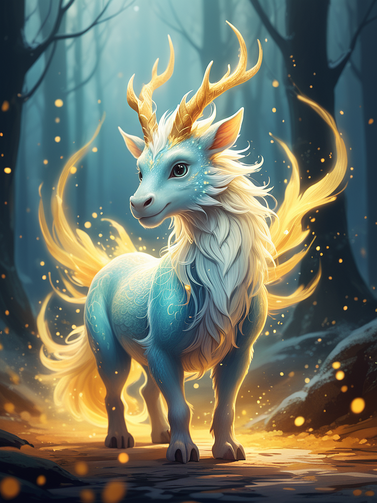 龙年守护神兽（图ZMzYwNDY2OTky） - AI作品 - 站酷设计师有幸遇见原创素材 - 站酷ZCOOL