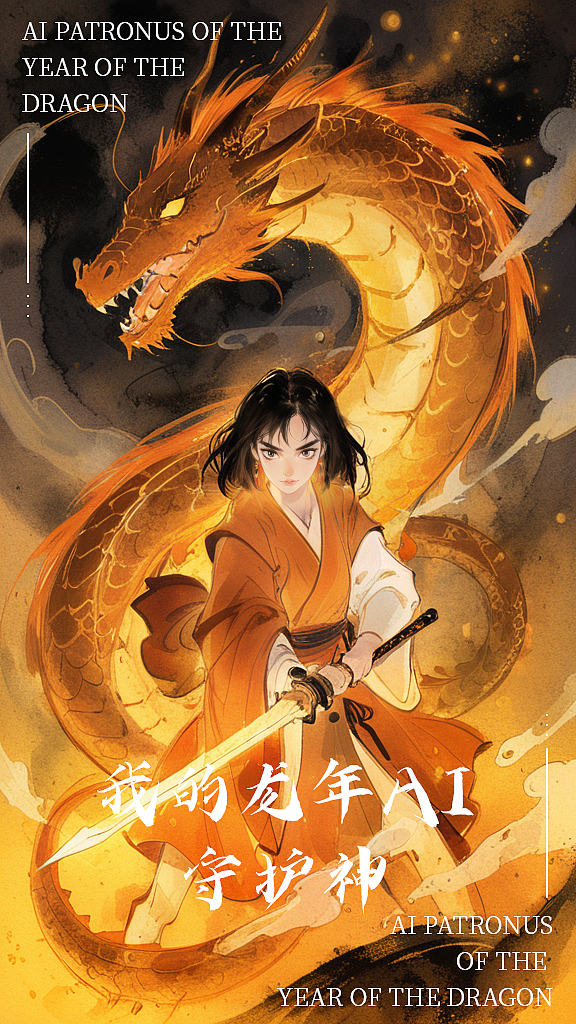 我的龙年AI守护神（图ZMzYwNTYyMTc2） - AI作品 - 站酷设计师XY62原创素材 - 站酷ZCOOL