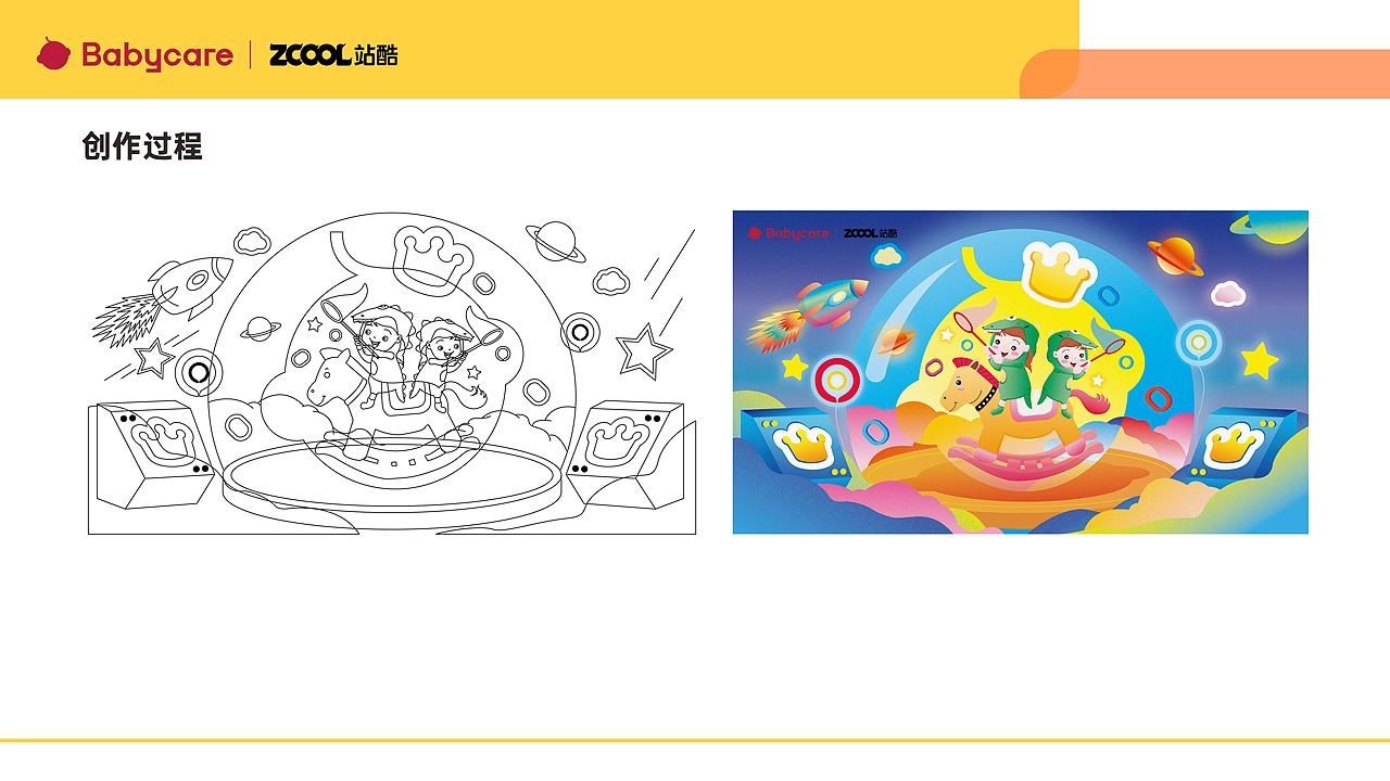Babycare品牌·童年造梦师-永恒记忆（图ZMzUzMDA3ODEy） - 海报 - 站酷设计师胖馨原创素材 - 站酷ZCOOL