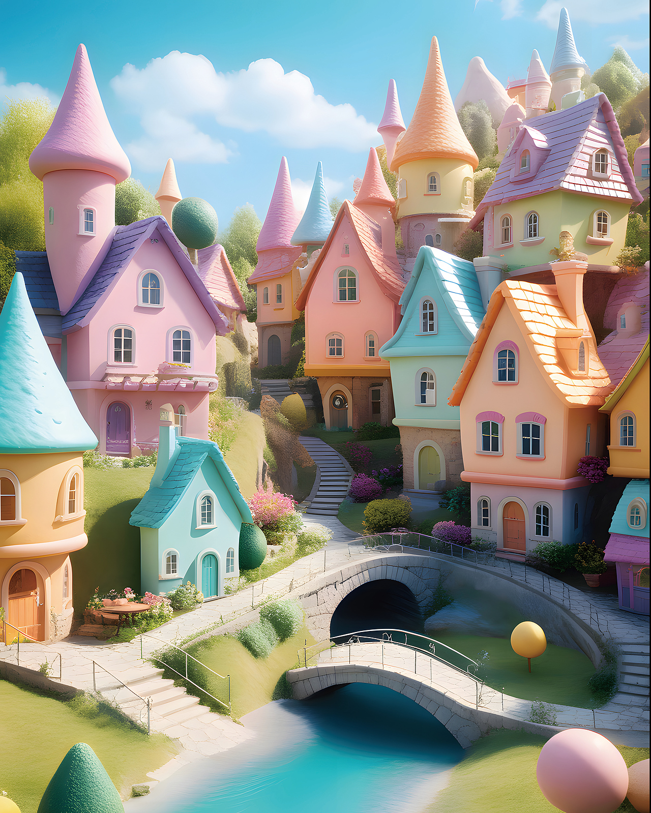 童话小镇（图ZMzU0ODc3NDUy） - 其他空间 - 站酷设计师Nicolezeng666原创素材 - 站酷ZCOOL