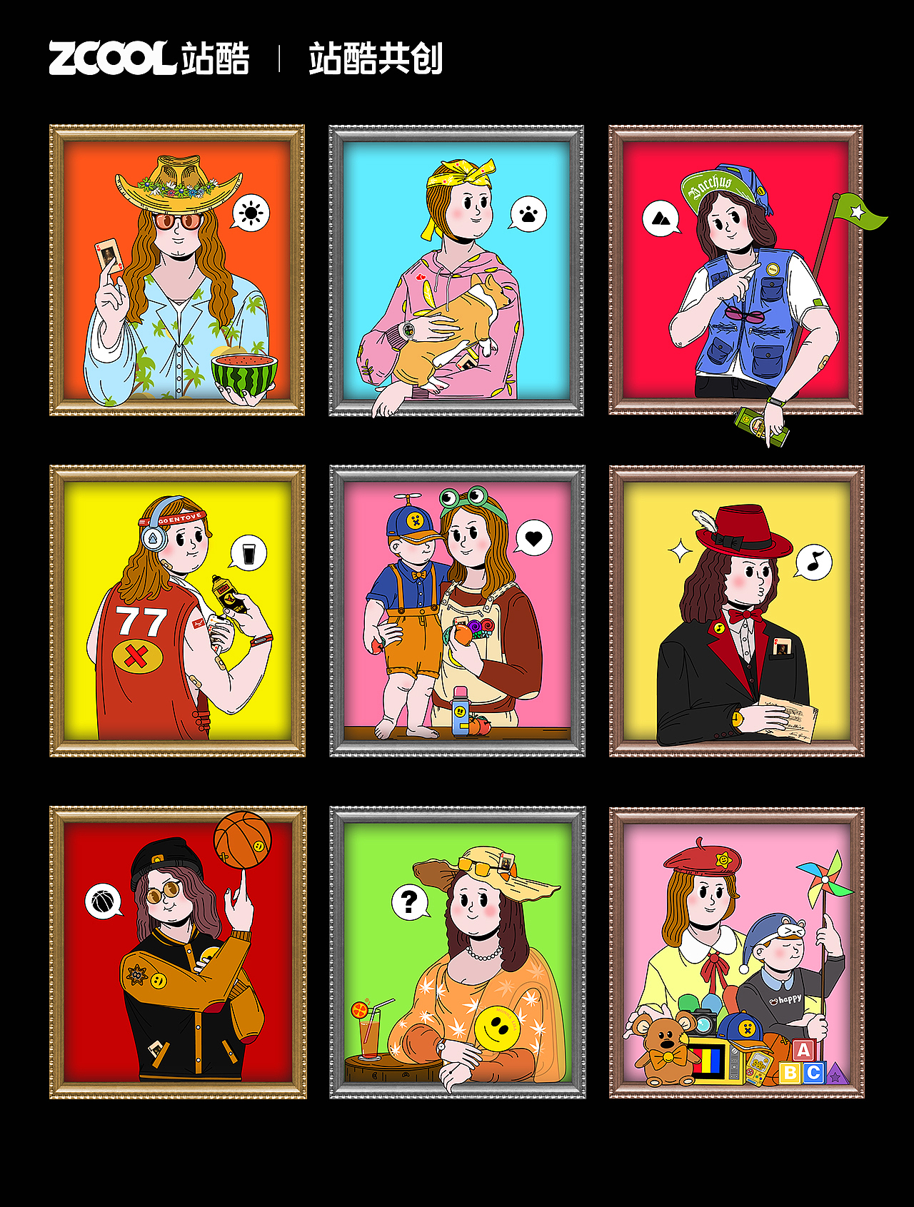 #世界名画100#《艺术启迪:假如世界名画在现代》