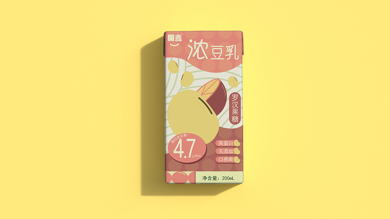 開(kāi)鑫濃豆乳包裝設(shè)計(jì)（圖ZMzUwOTkyNDg0） - 包裝 - 站酷設(shè)計(jì)師這是NAKO原創(chuàng)素材 - 站酷ZCOOL