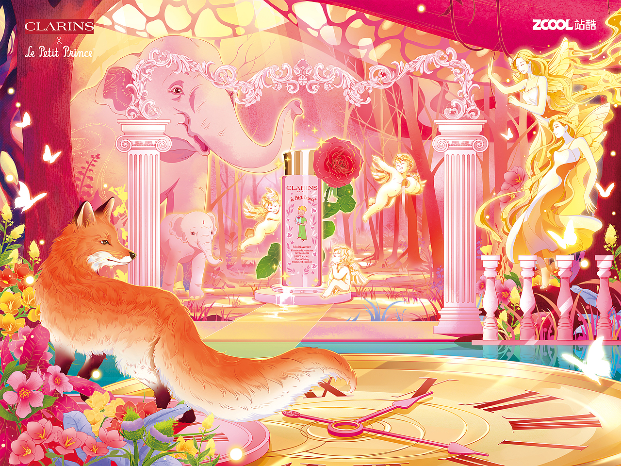 邂逅#粉嫩多巴胺少女#冀望（图ZMzQ0MjQ4OTM2） - 商业插画 - 站酷设计师啊鱼AYU原创素材 - 站酷ZCOOL