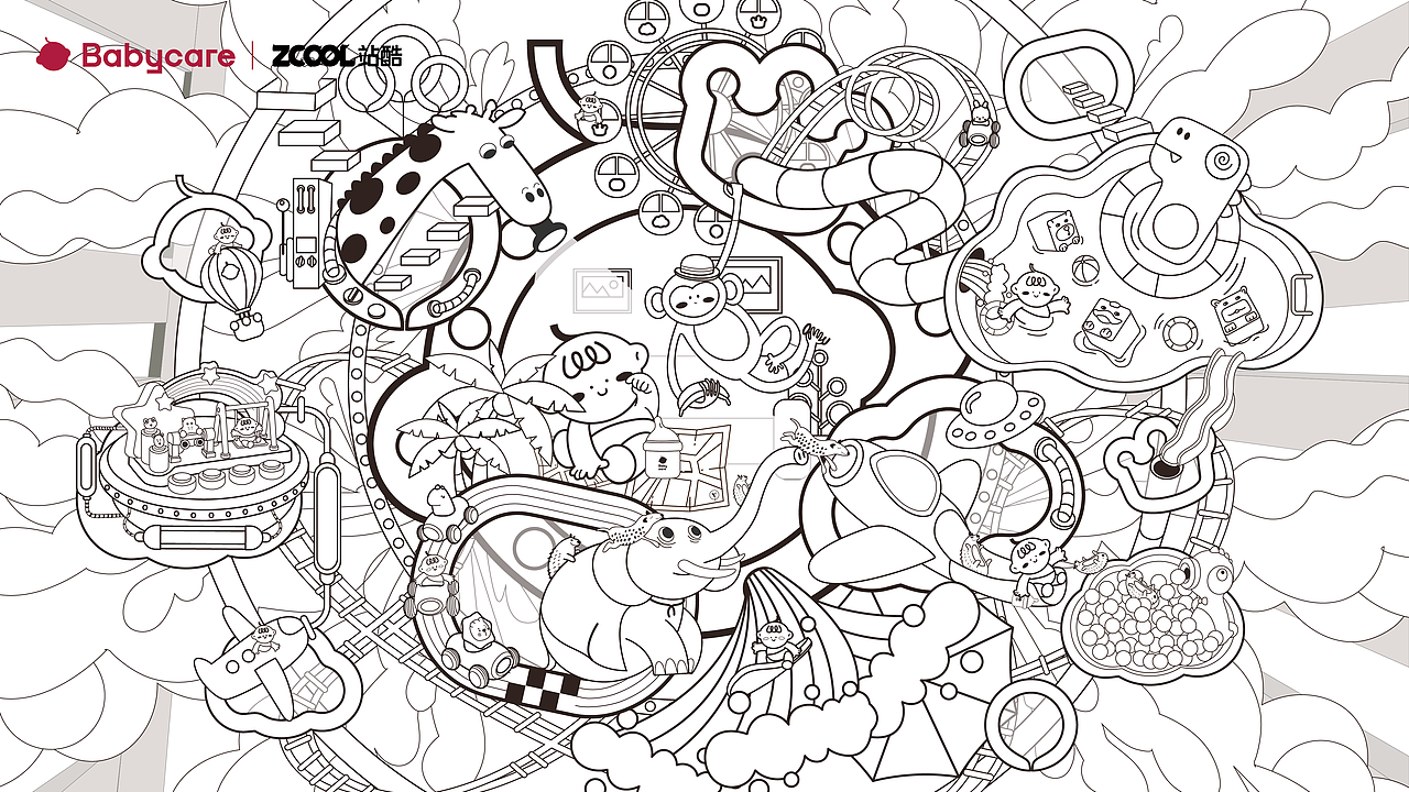 Babycare｜《“越狱”探险幻想》（图ZMzU0NDE4MDky） - 海报 - 站酷设计师林多肉原创素材 - 站酷ZCOOL