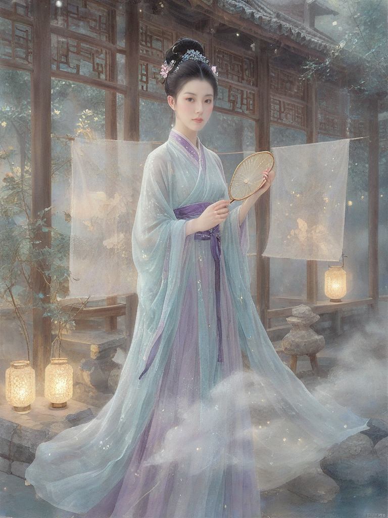 人生若是如初见，何来秋风画悲扇。（图ZMzY1OTg3NzA0） - AI作品 - 站酷设计师不是朴树原创素材 - 站酷ZCOOL