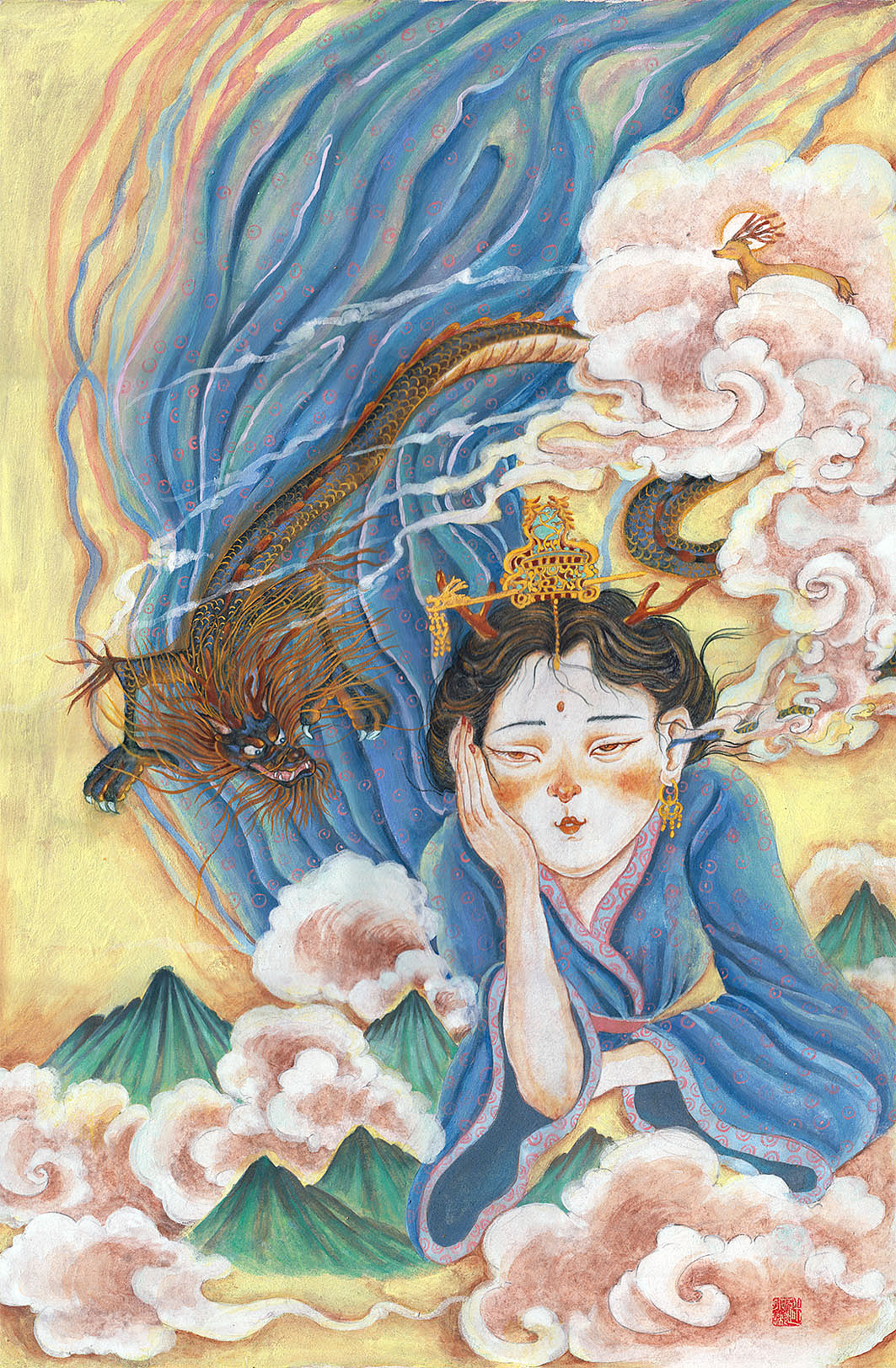 龙女（图ZMzY4MTk2ODY0） - 商业插画 - 站酷设计师迷小嘟原创素材 - 站酷ZCOOL