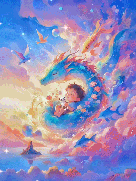 神龙.梦境（图ZMzU5Mjk5NTc2） - AI作品 - 站酷设计师小涛仔吸猫原创素材 - 站酷ZCOOL