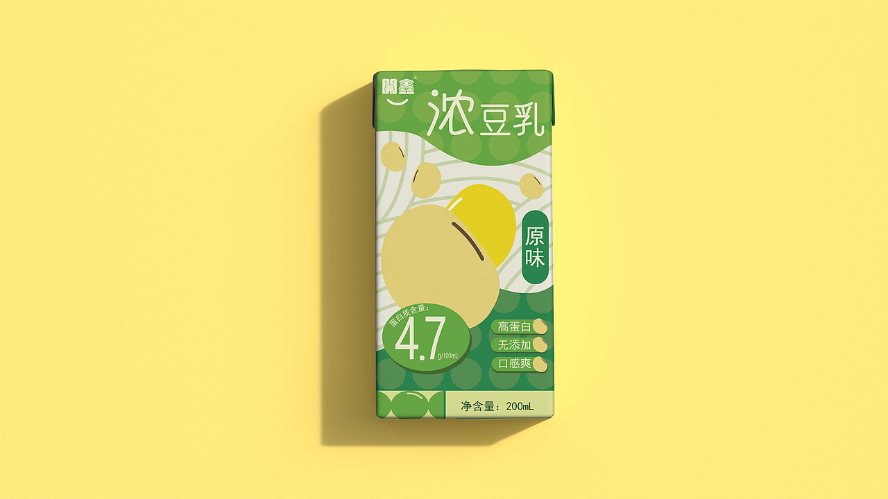 開(kāi)鑫濃豆乳包裝設(shè)計(jì)（圖ZMzUwOTkyNDc2） - 包裝 - 站酷設(shè)計(jì)師這是NAKO原創(chuàng)素材 - 站酷ZCOOL