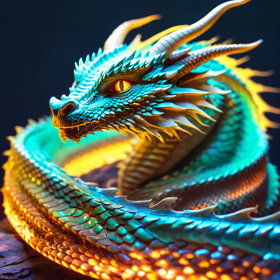 神秘浮游-龙（图ZMzY4NzQ0MzEy） - AI作品 - 站酷设计师半见Semivis原创素材 - 站酷ZCOOL