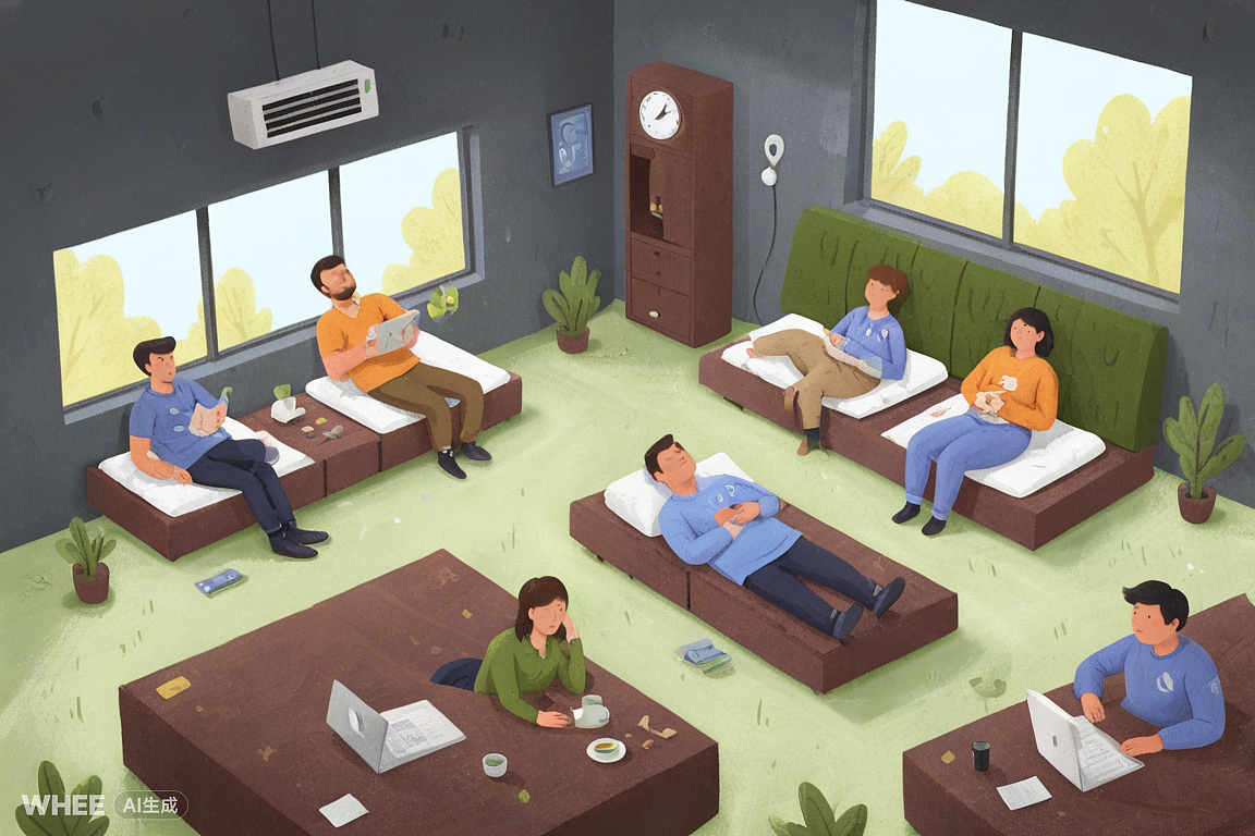 躺平生活（图ZMzY4Mzk4OTMy） - 艺术插画 - 站酷设计师Flover湛蓝原创素材 - 站酷ZCOOL