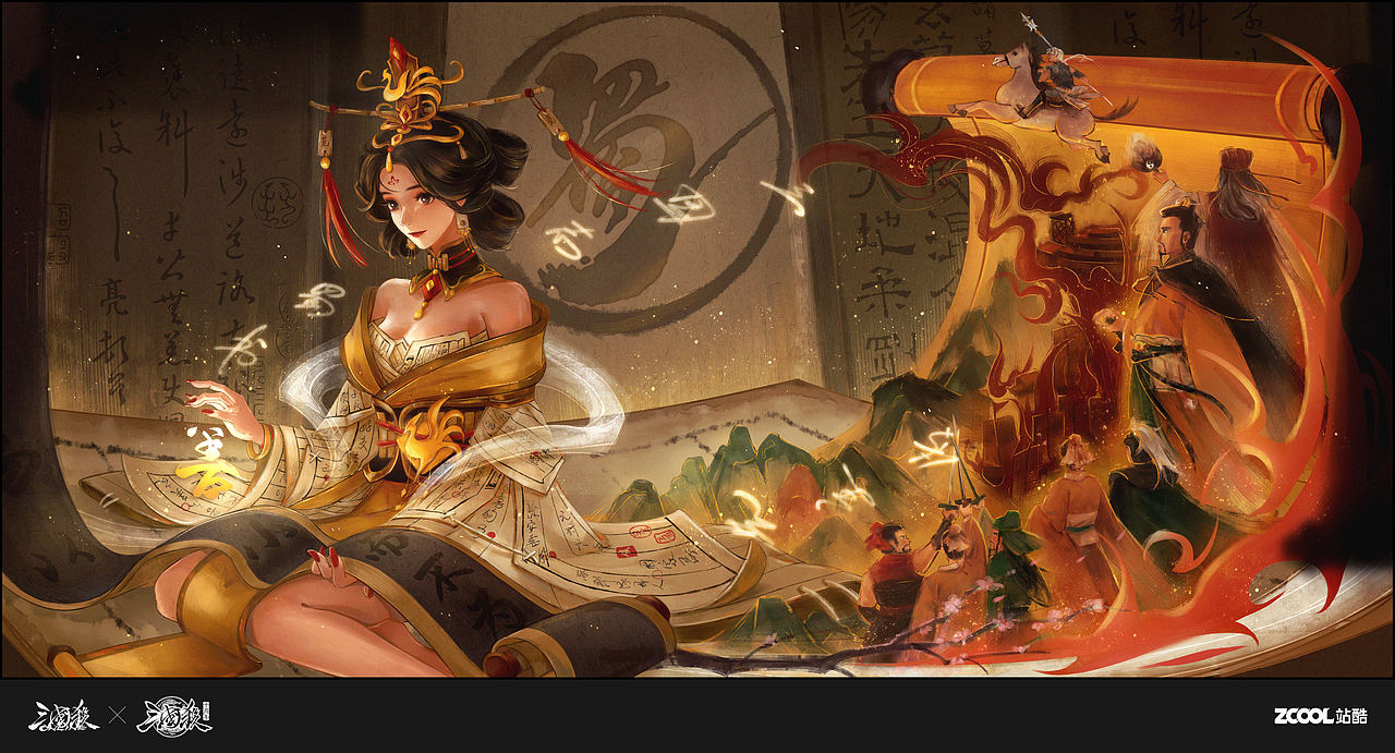 三国杀【一将成名-国潮典韵】-族吴苋-古籍（图ZMzQ4NDA5OTY4） - 概念设定 - 站酷设计师六州歌头原创素材 - 站酷ZCOOL