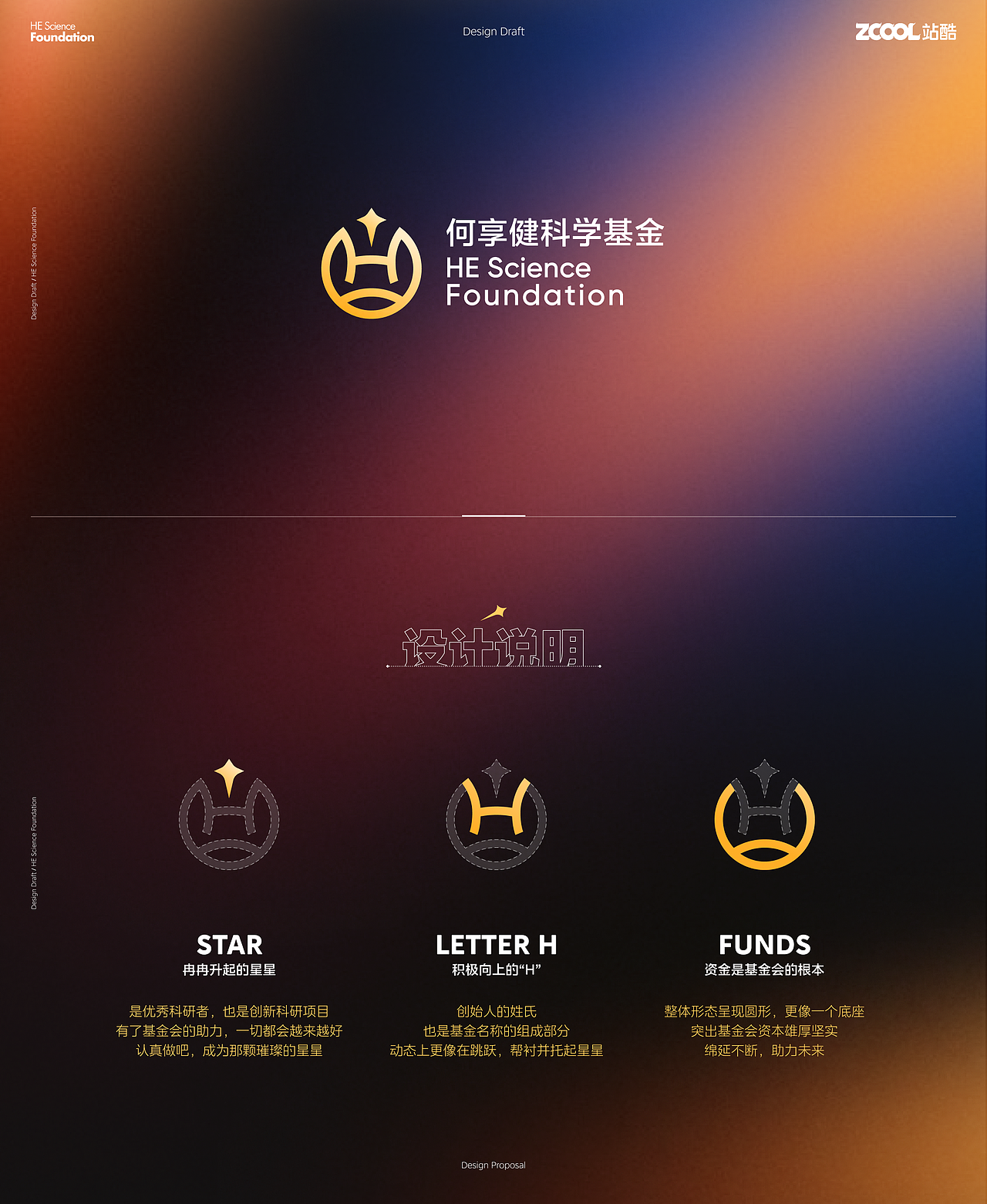 何享健科学基金LOGO&SLOGAN|品牌设计(图ZMzY5OTA3MzUy) - Logo - 站酷设计师rou不肥原创素材 - 站酷ZCOOL