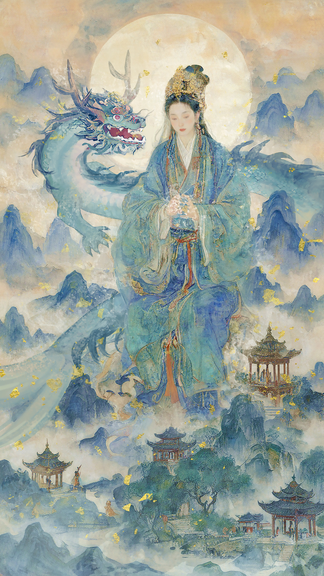 龙神赐福（图ZMzU5OTQ5MTY0） - AI作品 - 站酷设计师JMEN原创素材 - 站酷ZCOOL