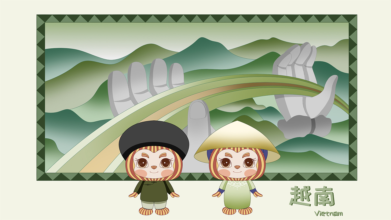 中国-东盟中心IP形象设计