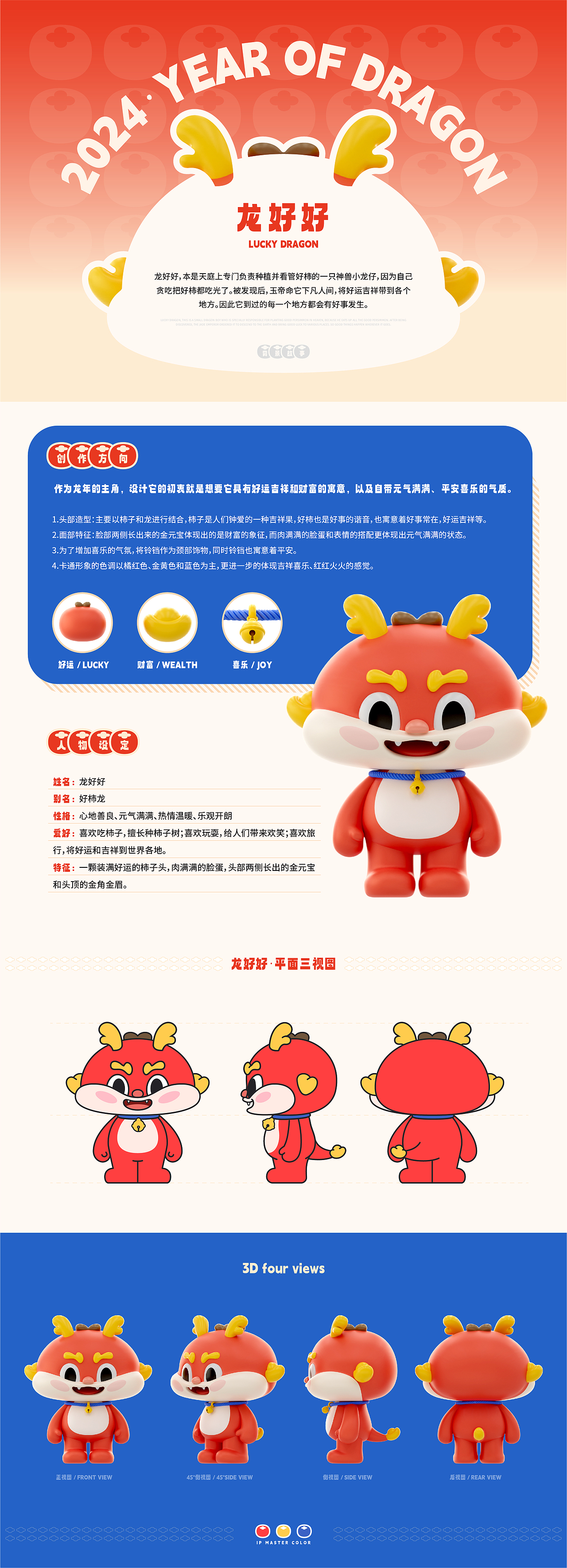【神兽·龙好好】龙年IP形象设计(图ZMzUxNzY5NDEy) - IP形象 - 站酷设计师几克鱼原创素材 - 站酷ZCOOL