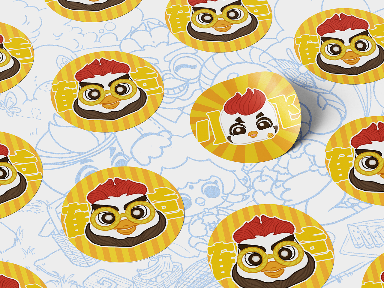 飛鶴家族IP形象設計（圖ZMzM5MzAxODc2） - IP形象 - 站酷設計師木屑果凍原創(chuàng)素材 - 站酷ZCOOL