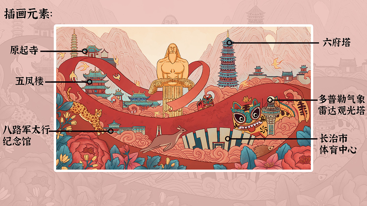 繼往開來，長治久安（圖ZMzY0MzQyNTg0） - 其他 - 站酷設(shè)計師橋君原創(chuàng)素材 - 站酷ZCOOL