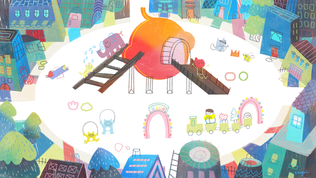 【动画】Babycare童年造梦师-儿童乐园里有什么？（图ZMzUzMzY3NDM2） - 海报 - 站酷设计师小鬼xiaoguii原创素材 - 站酷ZCOOL