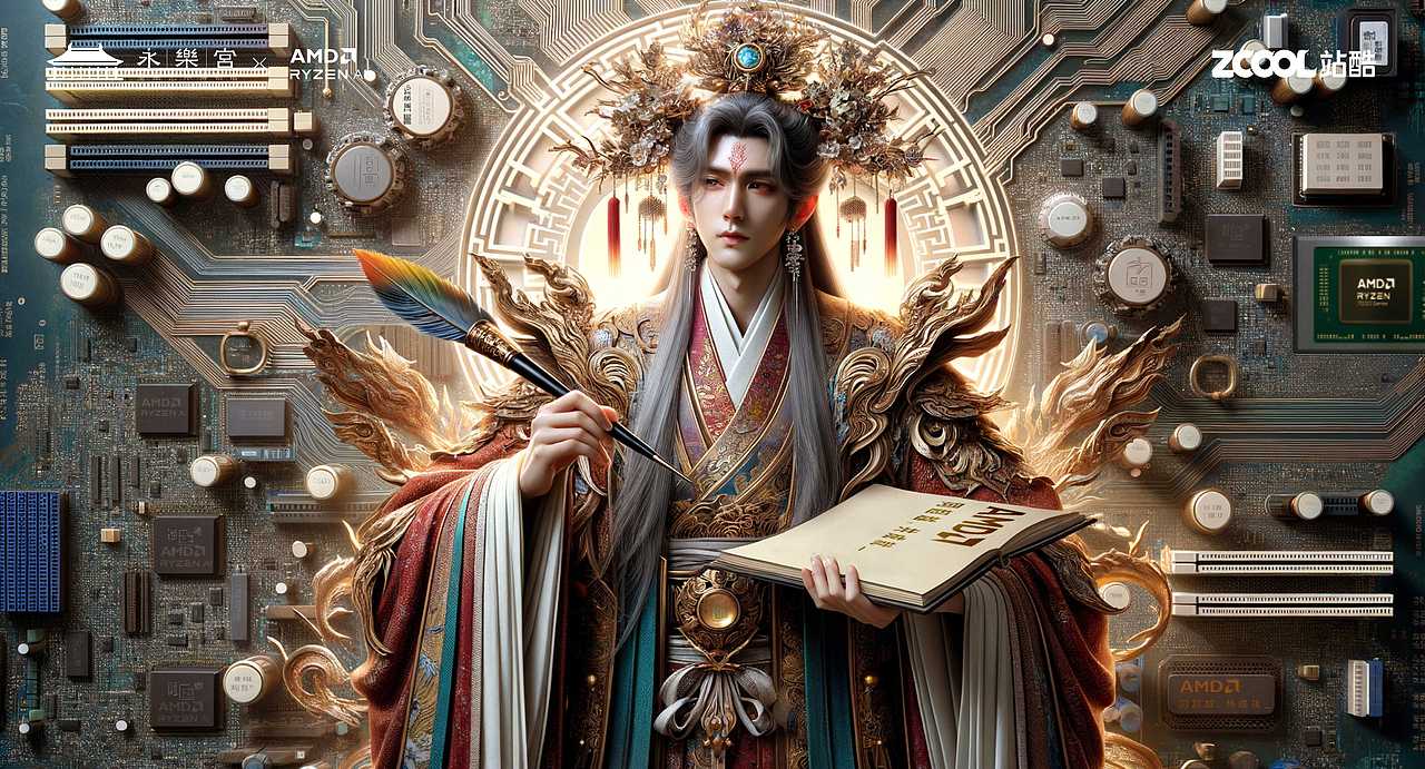 文昌帝君丨得心应手，值得拥有（图ZMzU3ODYwOTEy） - AI作品 - 站酷设计师雅礼集原创素材 - 站酷ZCOOL