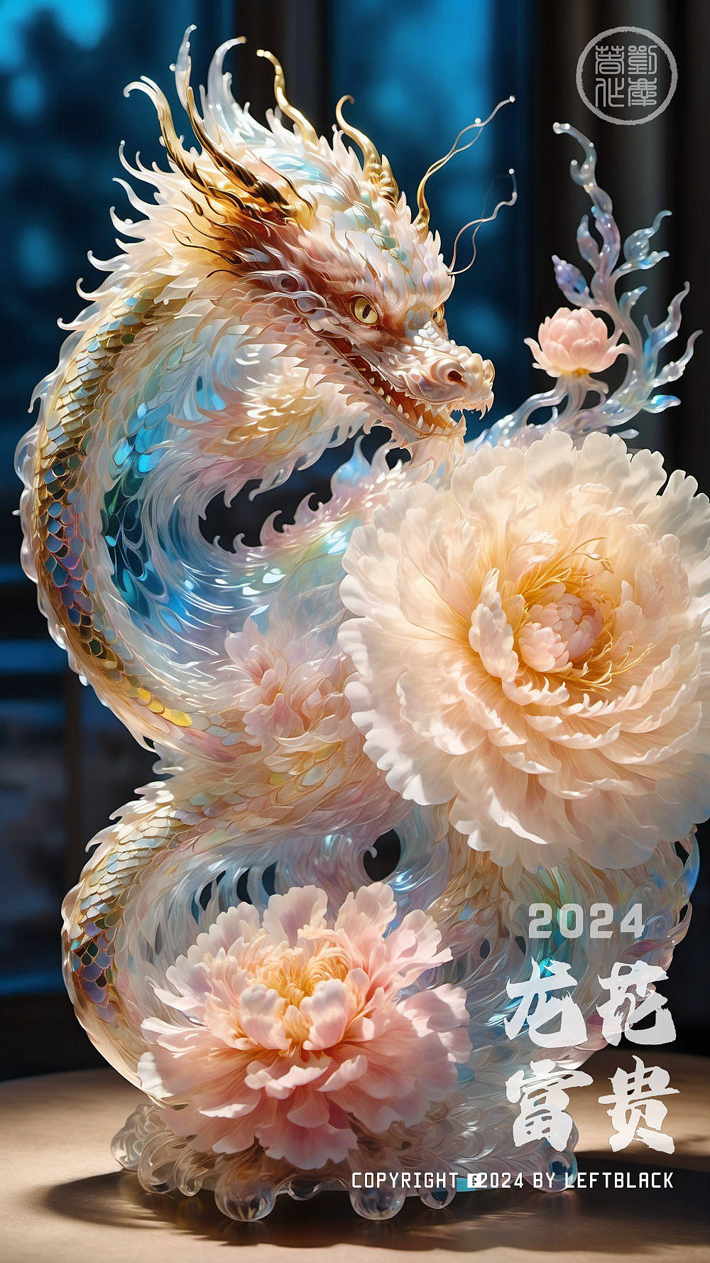 龙花富贵（图ZMzU5NjI5NzA0） - AI作品 - 站酷设计师LeftB原创素材 - 站酷ZCOOL