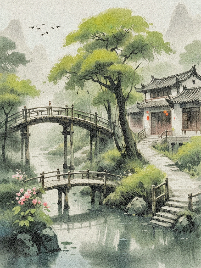 《春日》 宋 秦觀（圖ZMzYzNTQxNTYw） - AI作品 - 站酷設(shè)計(jì)師每天都在頭禿原創(chuàng)素材 - 站酷ZCOOL