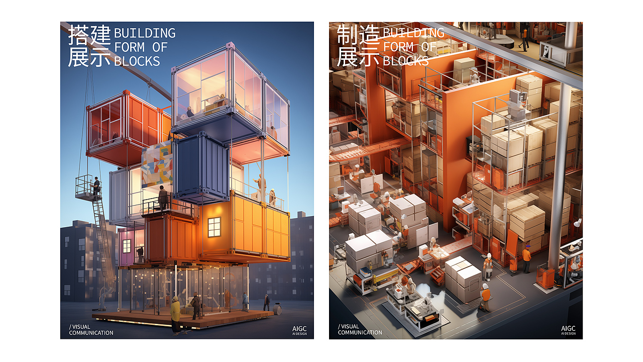 畅想丨未来积木建筑（图ZMzU1NzExNzA0） - 其他空间 - 站酷设计师CYFzzz原创素材 - 站酷ZCOOL