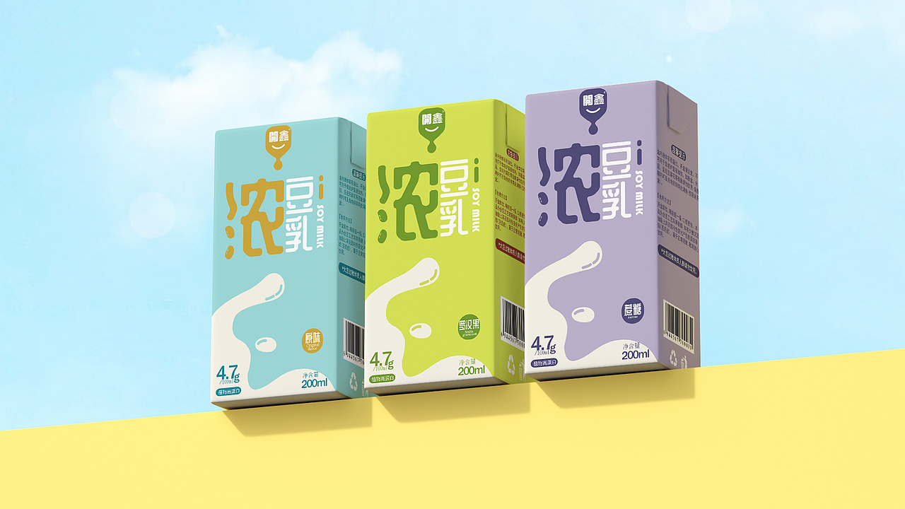 开鑫浓豆奶（图ZMzUyMjk4OTQ0） - 包装 - 站酷设计师weiw9980原创素材 - 站酷ZCOOL