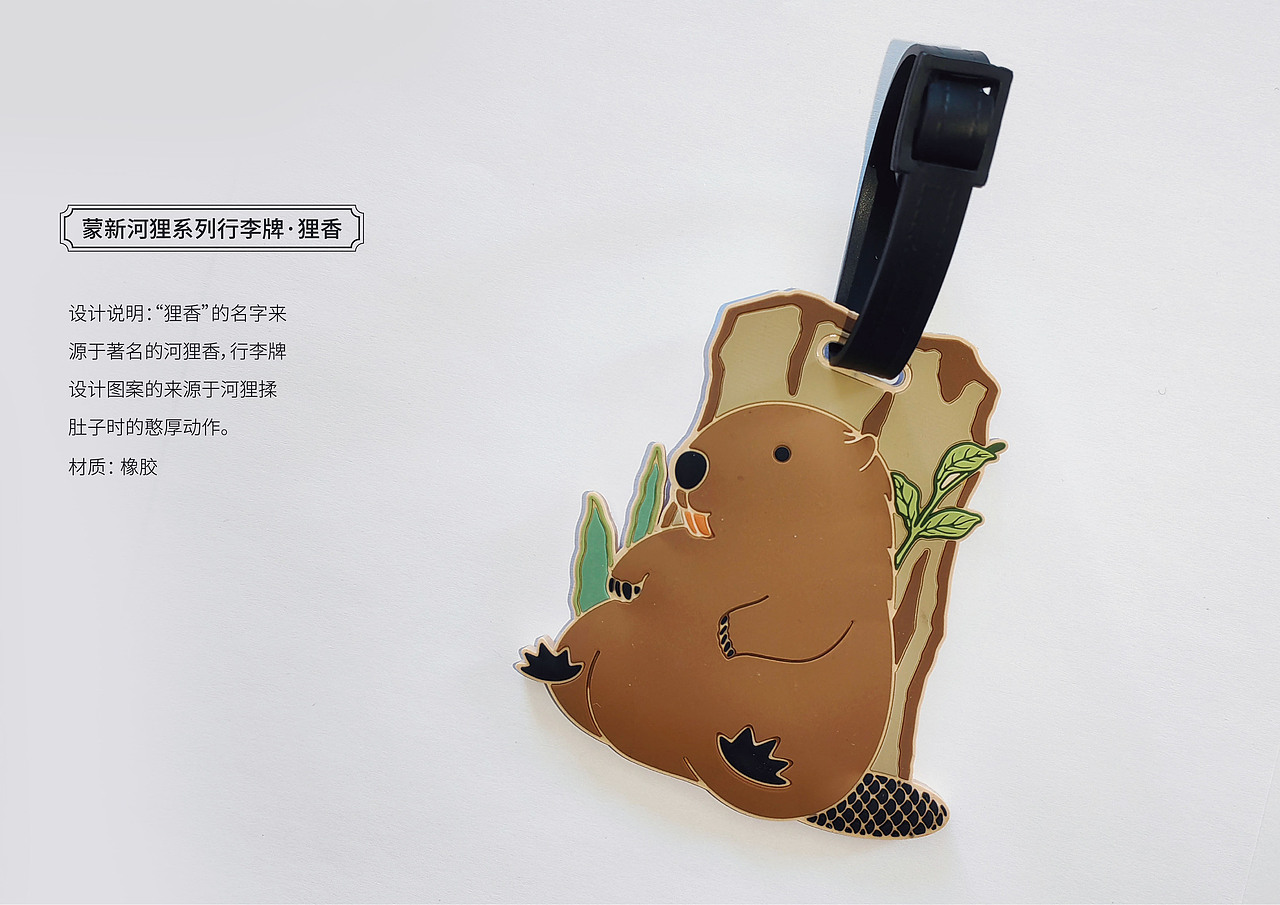 【珍稀动物100】蒙新河狸插画·文创延展