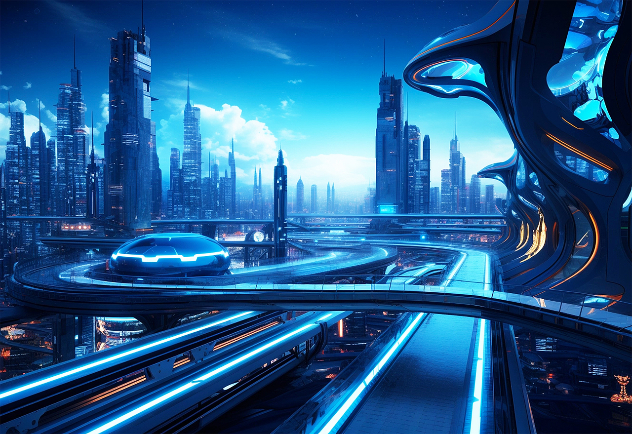 未来科技城市（图ZMzU0ODAwMjA4） - 其他空间 - 站酷设计师ANXIAOYAO9981原创素材 - 站酷ZCOOL