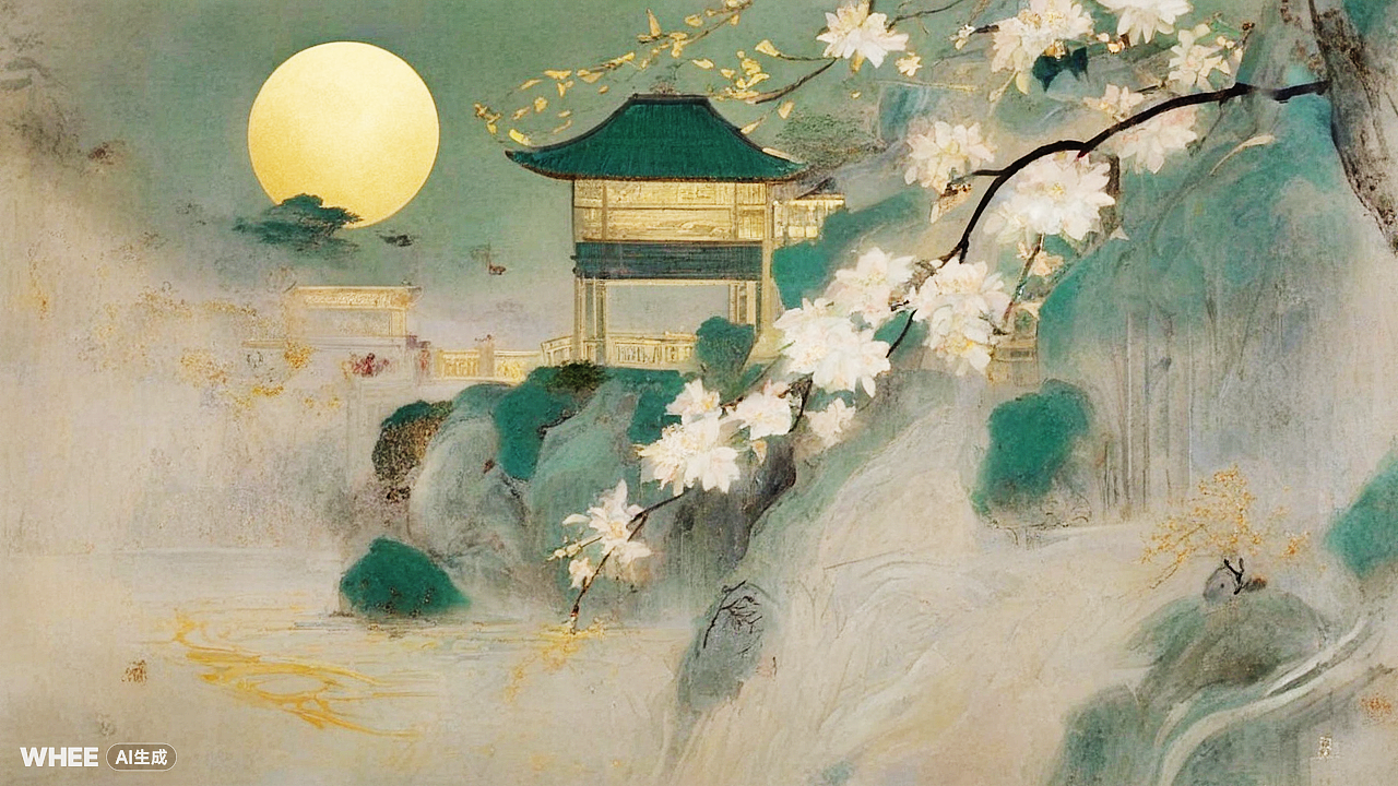 《虞美人》（图ZMzY0MTk5Mzky） - AI作品 - 站酷设计师洛初插画原创素材 - 站酷ZCOOL