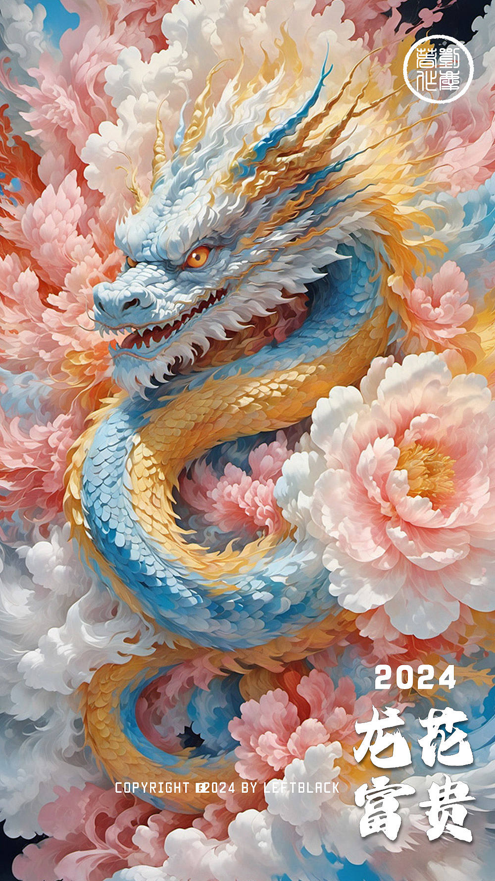 龙花富贵（图ZMzU5NjI5NzA4） - AI作品 - 站酷设计师LeftB原创素材 - 站酷ZCOOL