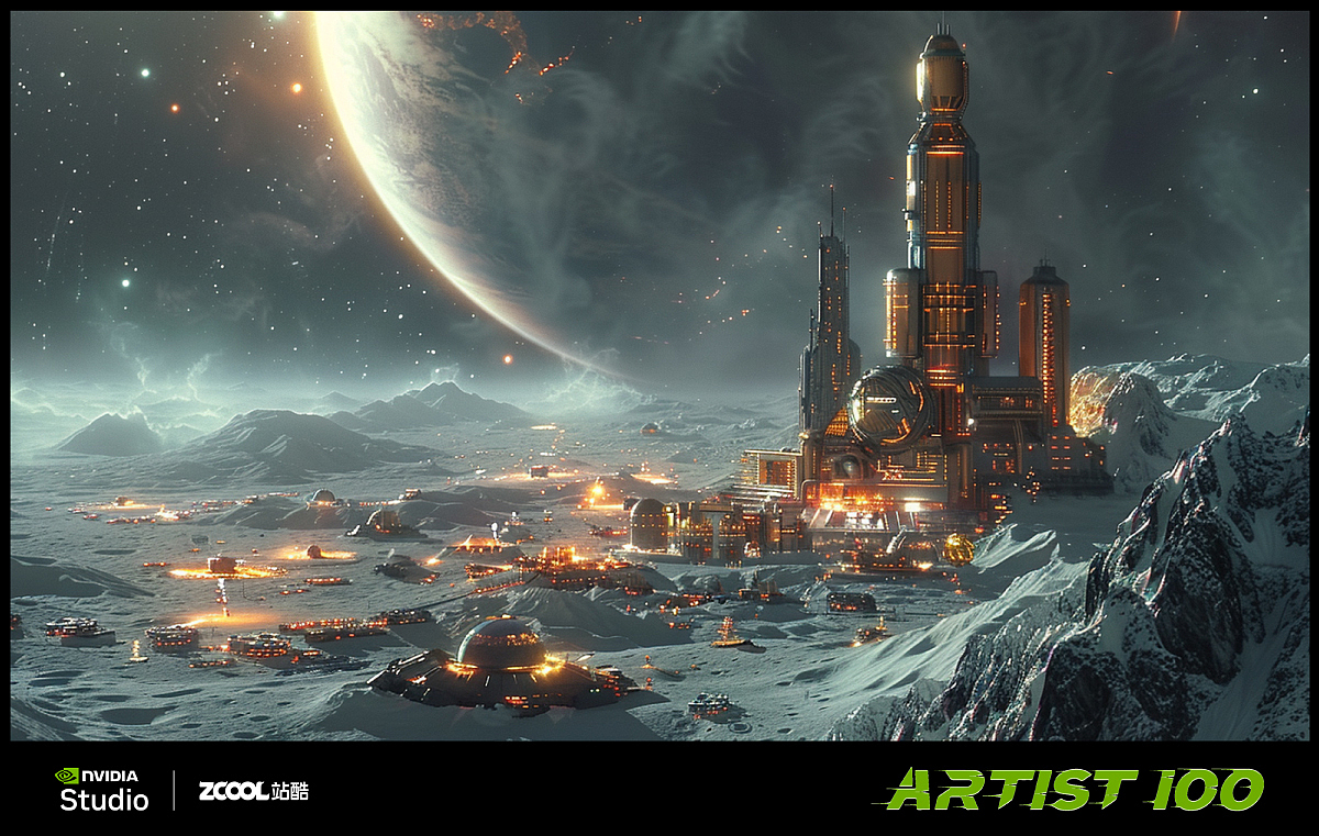 AIGC｜未来世界（图ZMzY4MDY4OTEy） - AI作品 - 站酷设计师司空SK原创素材 - 站酷ZCOOL