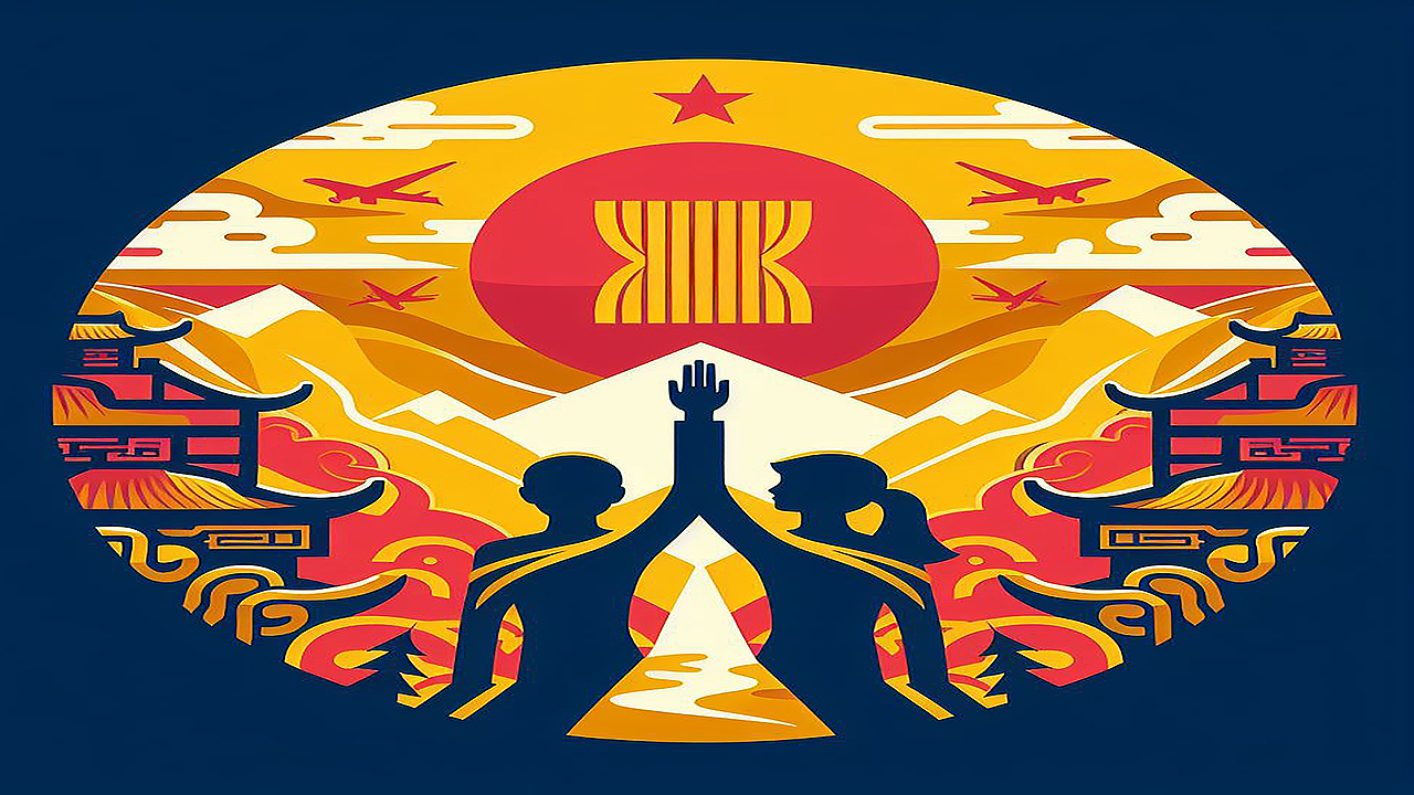 Asean-China People to People logo Competation