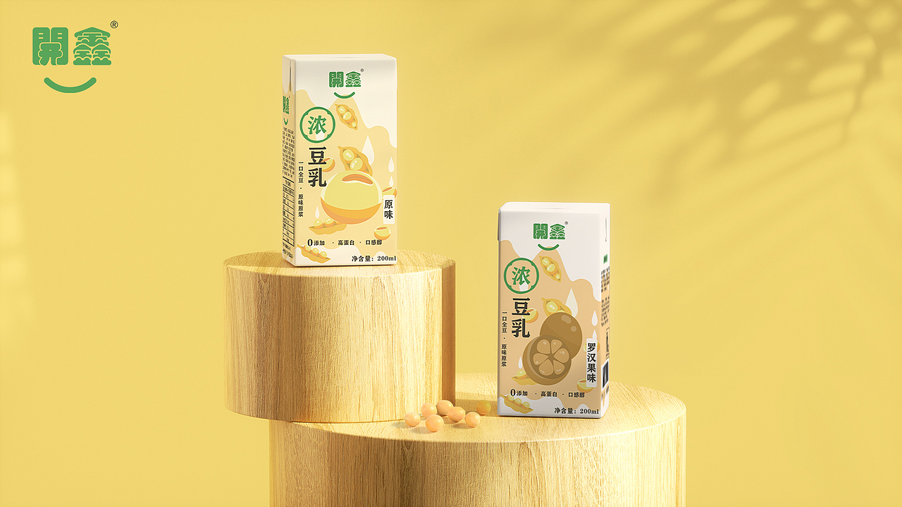 開鑫浓豆乳包装设计|豆浆自然派（图ZMzUxNzE3MzYw） - 包装 - 站酷设计师菟菟丝原创素材 - 站酷ZCOOL