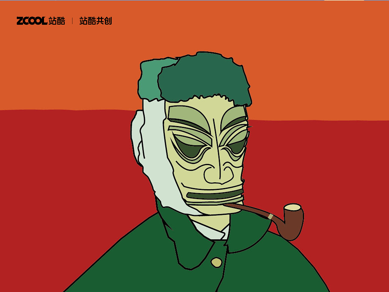 名画三星堆（图ZMzQzOTE0MTc2） - 艺术插画 - 站酷设计师糯米团子花枝丸原创素材 - 站酷ZCOOL