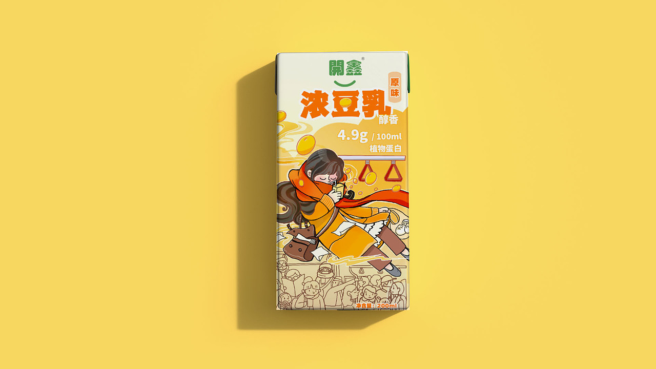《豆奶的醇香:是什么让小美消除了早晨的疲惫?》