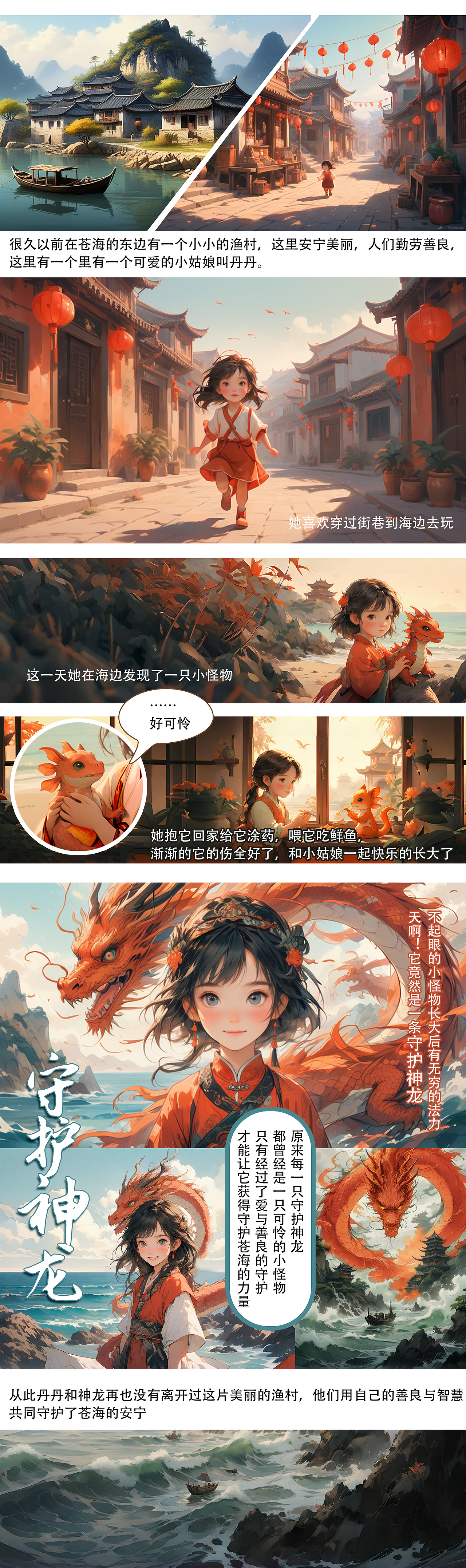 龙行苍海（图ZMzYwNDI3ODAw） - AI作品 - 站酷设计师巨大三头红纹寿原创素材 - 站酷ZCOOL