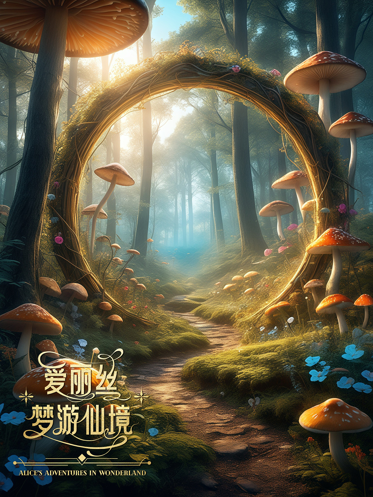 AI绘童话-《爱丽丝梦游仙境》