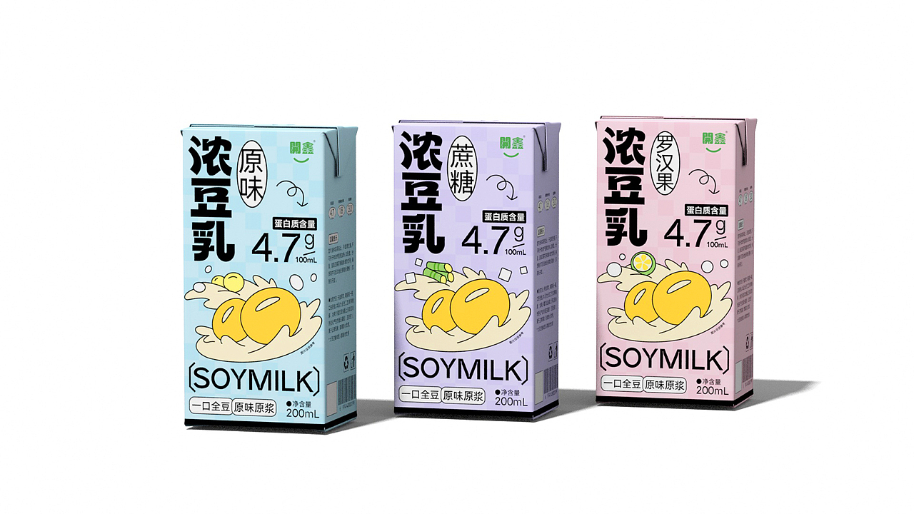 開鑫｜浓豆乳包装设计（图ZMzUyMjg0Mjk2） - 包装 - 站酷设计师酒让原创素材 - 站酷ZCOOL