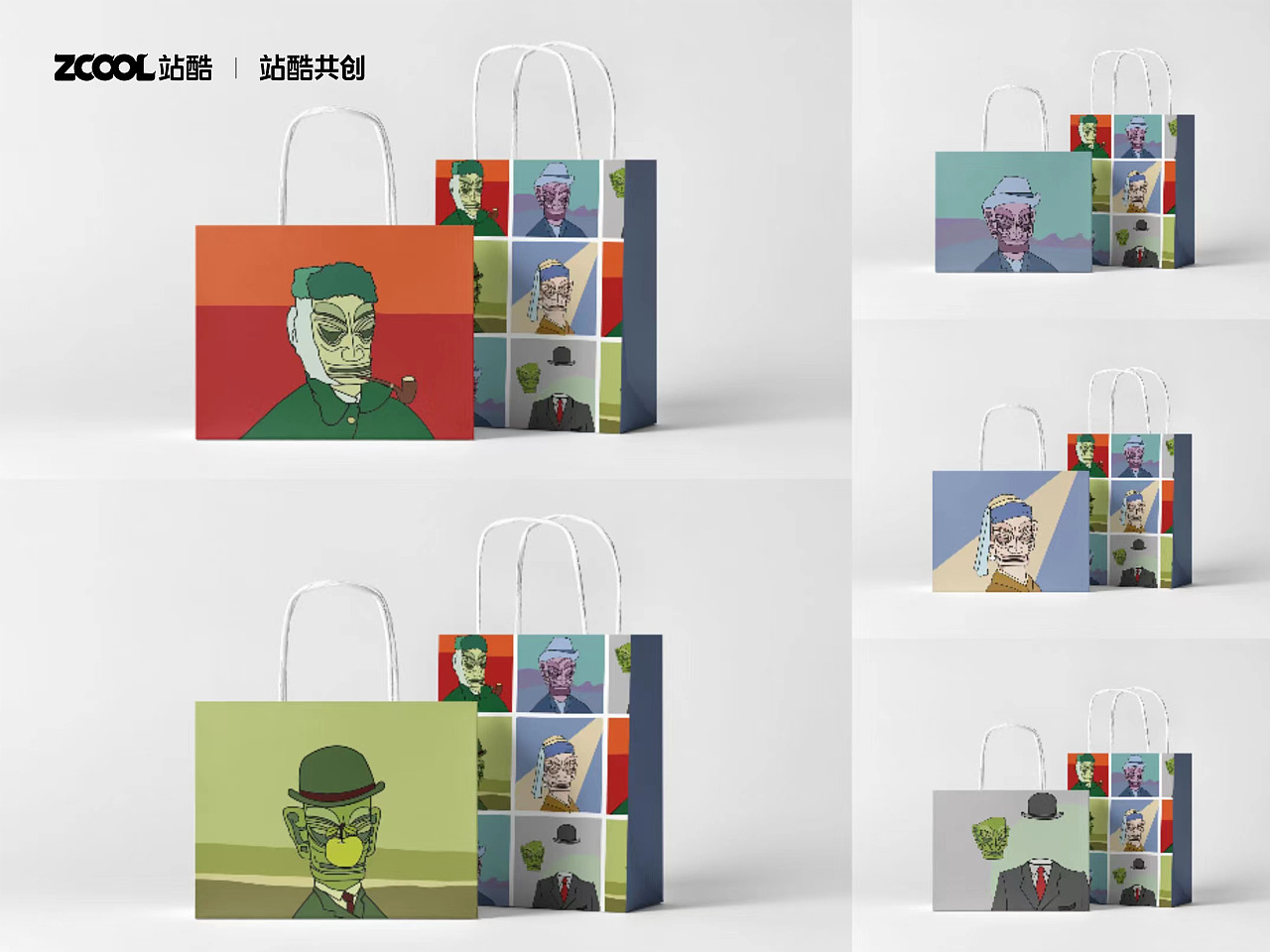 名画三星堆（图ZMzQzOTE0MjAw） - 艺术插画 - 站酷设计师糯米团子花枝丸原创素材 - 站酷ZCOOL