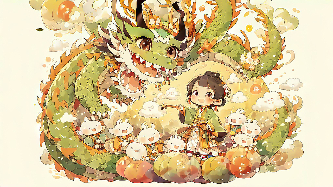 龙年守护神（图ZMzU5ODU5NjYw） - AI作品 - 站酷设计师大蔡蔡原创素材 - 站酷ZCOOL